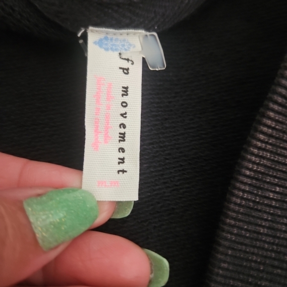 Free People Movement Womens Faded Black Go For Gold Reversible Pull Over M - Picture 13 of 16